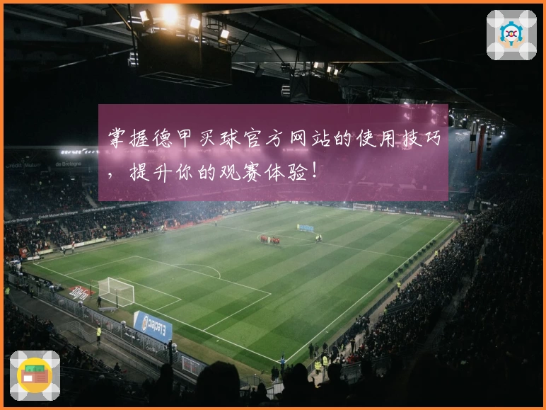 掌握德甲买球官方网站的使用技巧，提升你的观赛体验！